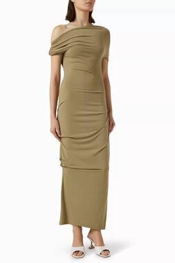 NEW PARIS GEORGIA ida dress in tan